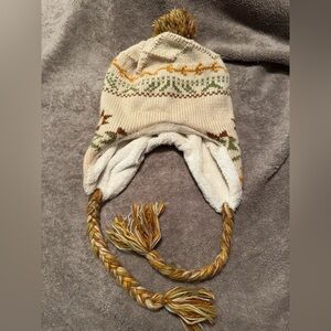 Cozy Knit Earflap Hat with Tassels